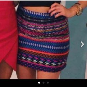 New with tags! Topshop embroidered skirt